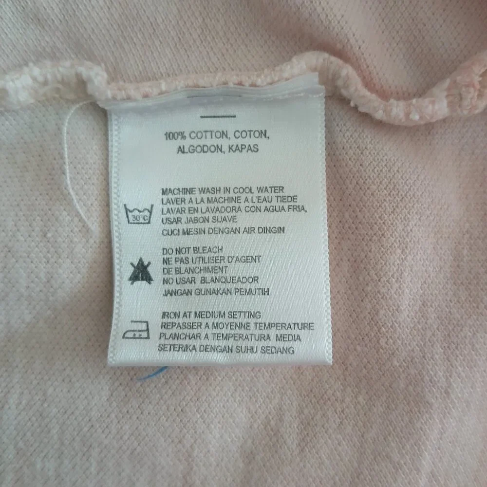 Fresh Brand Men's Polo Short Sleeve Medium Faded Orange, Shirt, VG Condition - Picture 8 of 10